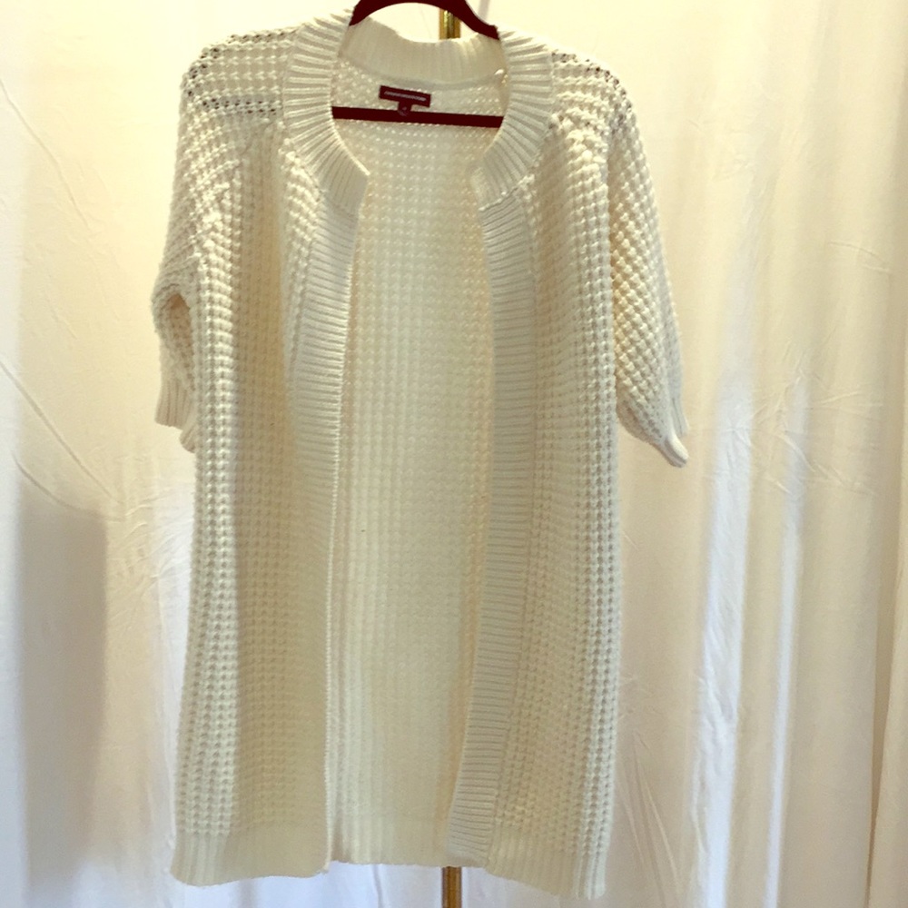 open sweater